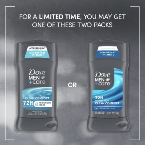 Dove Men+Care Antiperspirant Deodorant Stick for Men Clean Comfort with Moisturizing Cream, 2.7 oz - Image 3