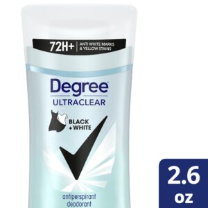Degree UltraClear Black+White Antiperspirant Deodorant, 2.6 oz - Image 1