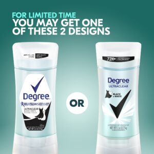 Degree UltraClear Black+White Antiperspirant Deodorant, 2.6 oz - Image 2
