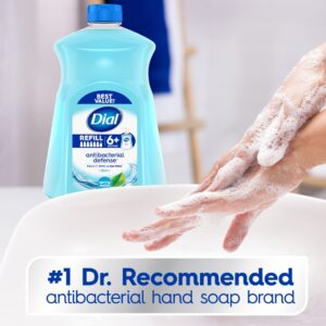 Dial Antibacterial Liquid Hand Soap Refill, Spring Water, 52 fl oz - Image 4
