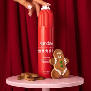 Sundae Whipped Body Wash Gingerbread Shower Foam for All Adult Skin Types 8.9 oz - Image 3