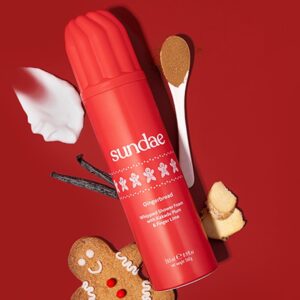 Sundae Whipped Body Wash Gingerbread Shower Foam for All Adult Skin Types 8.9 oz - Image 5