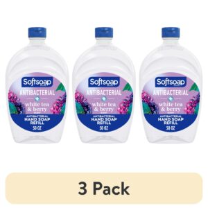 Softsoap Antibacterial Liquid Hand Soap Refill, White Tea and Berry, 50 Fluid Ounce Bottle - Image 15