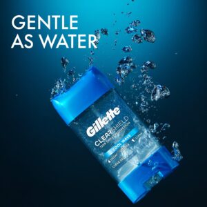 Gillette Antiperspirant Deodorant for Men, Clear Gel, Cool Wave, Twin Pack, 3.8oz - Image 4