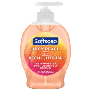 Softsoap Liquid Hand Soap, Kitchen and Bathroom Hand Soap, Juicy Peach, 7.5 Fluid Ounce Bottle - Image 19
