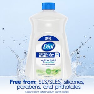 Dial Antibacterial Liquid Hand Soap Refill, Aloe Scent, 52 Ounce - Image 4