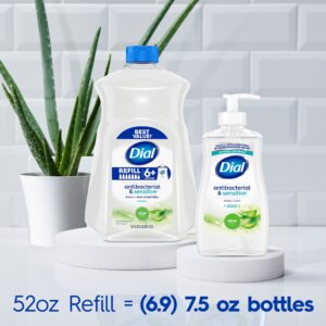 Dial Antibacterial Liquid Hand Soap Refill, Aloe Scent, 52 Ounce - Image 6