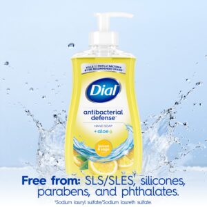 Dial Antibacterial Liquid Hand Soap, Lemon & Sage, 11 fl oz - Image 6