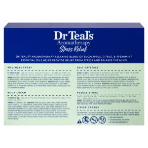 Dr Teal's Aromatherapy Stress Relief Starter Pack, Eucalyptus, Citrus and Spearmint, 5 Pieces - Image 4