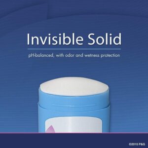 Secret Invisible Solid Antiperspirant Deodorant Powder Fresh, 2.6oz, 4-Pack - Image 5
