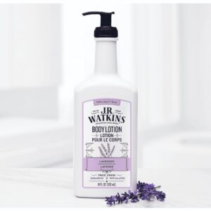 J.R. Watkins Natural Daily Moisturizing Hand and Body Lotion, Lavender, 18 Oz Pump - Image 3