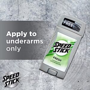 Speed Stick Antiperspirant Deodorant for Men, 24 HR, Fresh, 3 Ounce - 6 Pack - Image 8