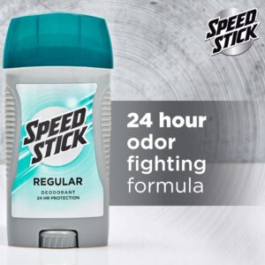 Speed Stick Men's Antiperspirant Deodorant, Regular, 3 oz, 4 Pack - Image 6