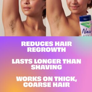 Nair Body Cream Hair Remover, Soothing Aloe & Water Lily, Body Hair Removal Cream for Women, 7.9 oz - Image 7
