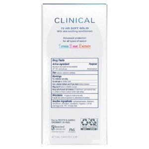 Secret Clinical Soft Solid Antiperspirant and Deodorant, Light & Fresh, 2.6 oz - Image 11