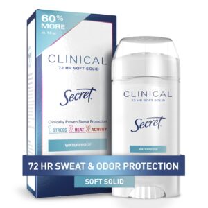 Secret Clinical Soft Solid Antiperspirant and Deodorant, Light & Fresh, 2.6 oz - Image 12