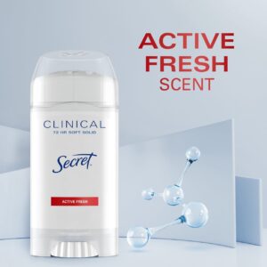 Secret Clinical Soft Solid Antiperspirant and Deodorant, Light & Fresh, 2.6 oz - Image 20
