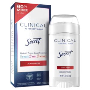 Secret Clinical Soft Solid Antiperspirant and Deodorant, Light & Fresh, 2.6 oz - Image 22
