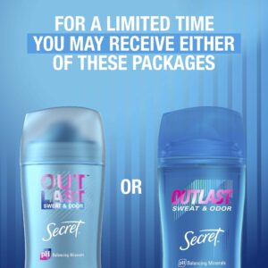 Secret Outlast Invisible Solid Antiperspirant Deodorant, Completely Clean, 2.6 oz Twin Pack - Image 7