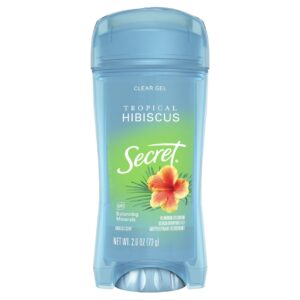 Secret Clear Gel Tropical Hibiscus, Antiperspirant Deodorant for Women, 2.6oz - Image 8