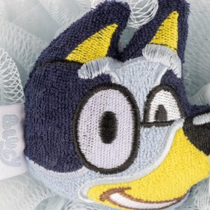 Bluey 3D Loofah, Kids, 5", Polyester, Blue, BBC Studios - Image 4
