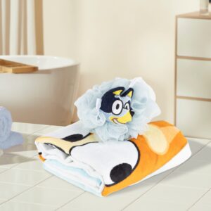Bluey 3D Loofah, Kids, 5", Polyester, Blue, BBC Studios - Image 6