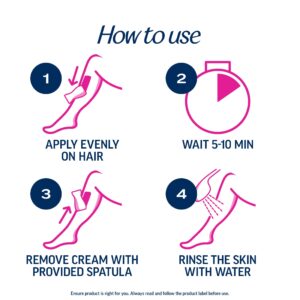 Veet Hair Removal Gel Cream, Body Hair Remover For Women, Sensitive Skin, 13.5 fl oz Pump Bottle - Image 6
