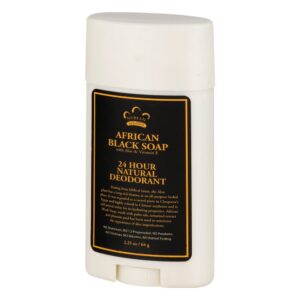 Nubian Heritage 24 Hour Deodorant African Black Soap, 2.25 oz - Image 3
