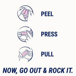 Nair Hair Remover Wax Ready Strips, Face and Bikini Hair Removal Wax Strips, 40 Count - Image 8