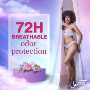 Secret Invisible Solid Antiperspirant Deodorant, Rose Scent, 2.6 oz - Image 5