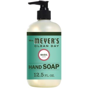 Mrs. Meyer's Clean Day Liquid Hand Soap, Basil Scent, 12.5 Ounce Bottle - Image 12