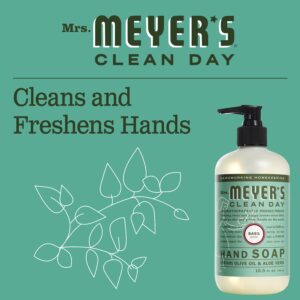 Mrs. Meyer's Clean Day Liquid Hand Soap, Basil Scent, 12.5 Ounce Bottle - Image 15