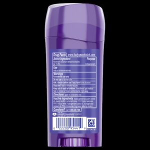 Lady Speed Stick Invisible Dry Antiperspirant Deodorant, Shower Fresh, 2.3oz, 4 Pack - Image 3