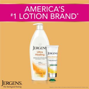 Jergens Ultra Healing Hand and Body Lotion Dry Skin Moisturizer, Vitamins C, E, B5, 2 oz - Image 8