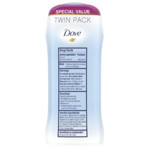Dove Powder All Day Sweat and Odor Protection 2.6 oz, 2 Count - Image 8