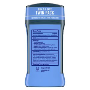 Degree Advanced Long Lasting Antiperspirant Deodorant Stick Twin Pack, Cool Rush, 2.7 oz - Image 6