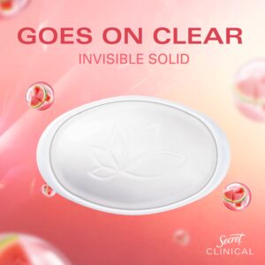 Secret Clinical 72 HR Invisible Solid Antiperspirant Watermelon Fizz with Pro-Hyaluronic Power 1.6 oz - Image 3