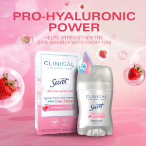 Secret Clinical 72 HR Invisible Solid Antiperspirant Watermelon Fizz with Pro-Hyaluronic Power 1.6 oz - Image 36
