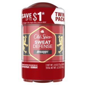 Old Spice Antiperspirant Deodorant for Men, Soft Solid Stick, Sweat Defense, Swagger, 2.6 oz (2 Pack) - Image 3