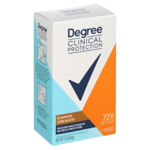 Degree Clinical Protection Long Lasting Antiperspirant Deodorant Stick, Summer Strength, 1.7 oz - Image 8