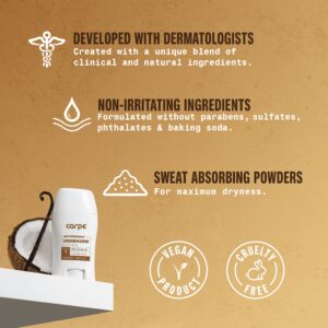 Carpe Underarm Antiperspirant Deodorant for Women, Coconut Vanilla, 1.69 fl oz - Image 7