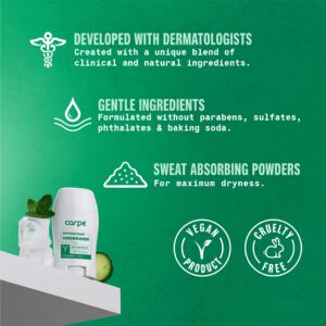 Carpe Underarm Antiperspirant Deodorant for Women, Coconut Vanilla, 1.69 fl oz - Image 15
