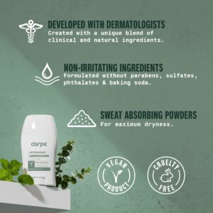 Carpe Underarm Antiperspirant Deodorant for Women, Coconut Vanilla, 1.69 fl oz - Image 26