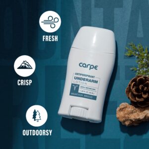 Carpe Underarm Antiperspirant Deodorant for Women, Coconut Vanilla, 1.69 fl oz - Image 35