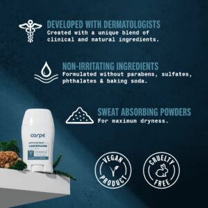 Carpe Underarm Antiperspirant Deodorant for Women, Coconut Vanilla, 1.69 fl oz - Image 36