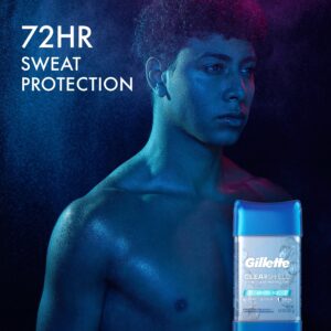 Gillette Antiperspirant Deodorant for Men, Clear Gel, Arctic Ice, Twin Pack, 3.8 oz - Image 4