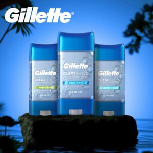 Gillette Antiperspirant Deodorant for Men, Clear Gel, Arctic Ice, Twin Pack, 3.8 oz - Image 6