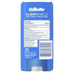 Gillette Antiperspirant Deodorant for Men, Clear Gel, Arctic Ice, Twin Pack, 3.8 oz - Image 7