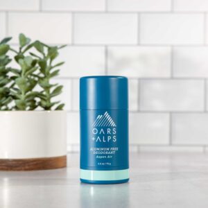 Oars + Alps Aluminum Free Deodorant for Men and Women, Dermatologist Tested and Made with Clean Ingredients, Travel Size, Aspen Air, 1 Pack, 2.6 Oz - Image 3