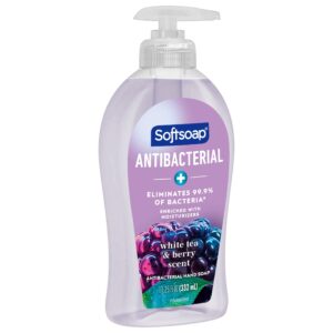 Softsoap Antibacterial Liquid Hand Soap, White Tea and Berry, 11.25 Fluid Ounce Bottle - Image 13